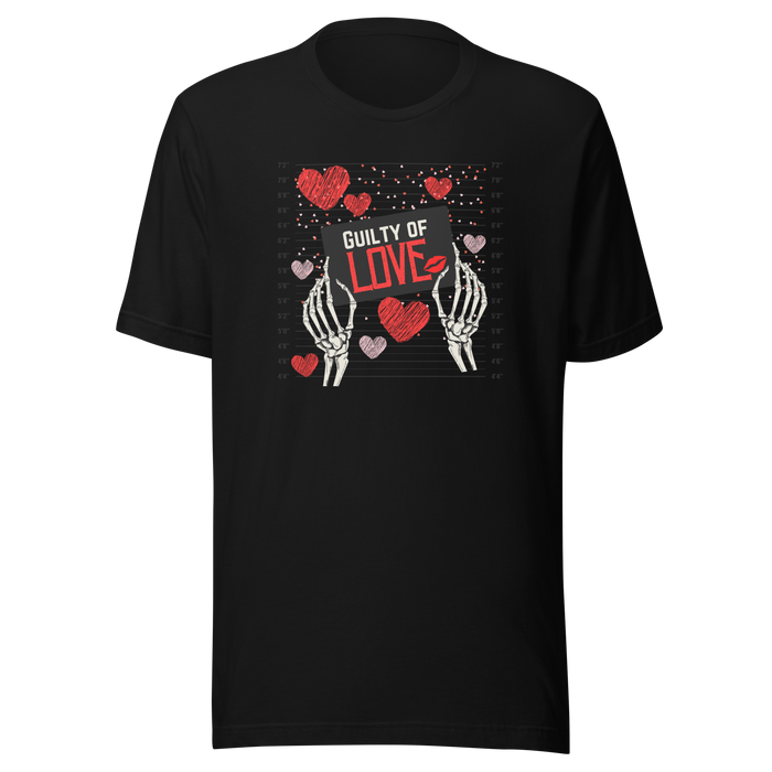 Guilty of Love graphic t-shirt in Black