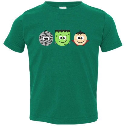 Halloween Monsters Toddler graphic tee in Kelly