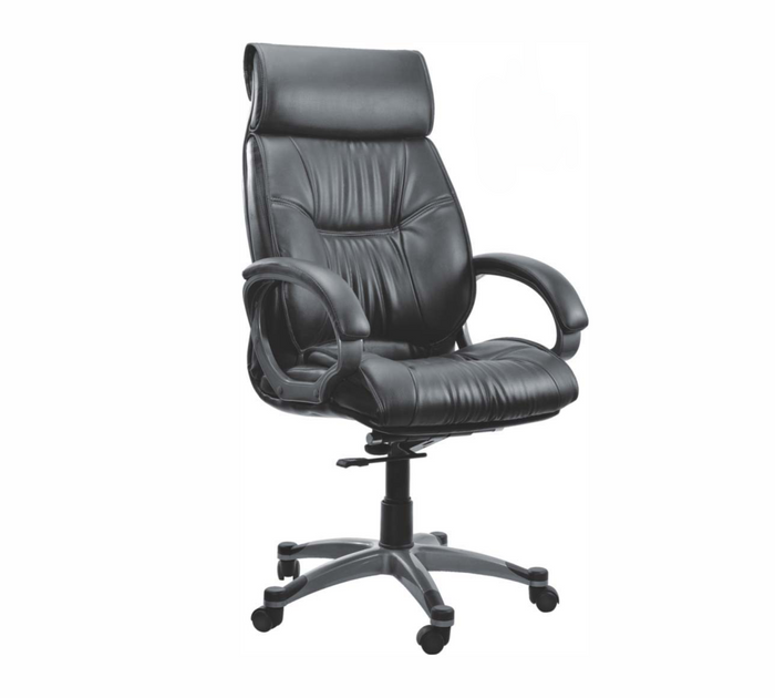 High Back Director Chair with Aluminum Base