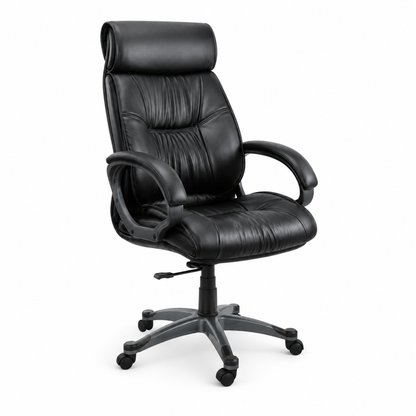 High Back Director Chair with Aluminum Base