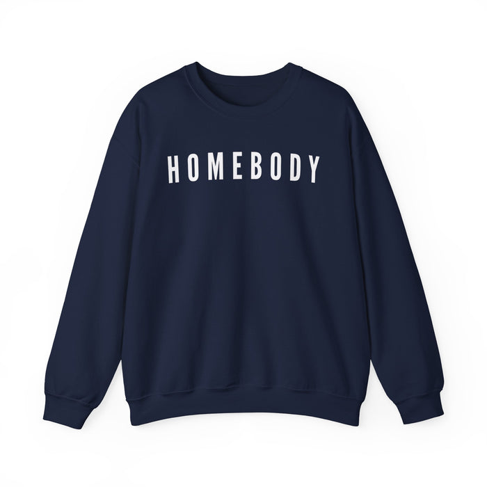 Homebody crewneck sweatshirt in Navy