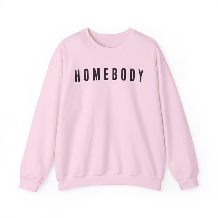 Homebody crewneck sweatshirt in Light Pink