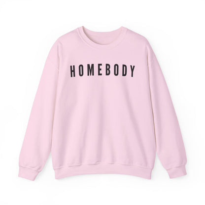 Homebody crewneck sweatshirt in Light Pink