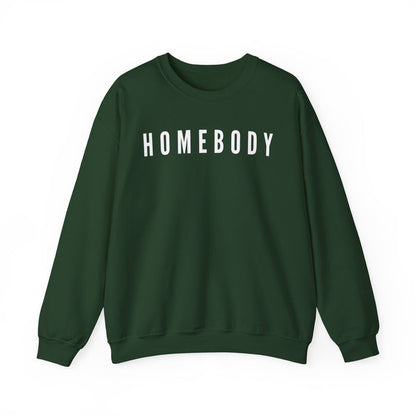 Homebody crewneck sweatshirt in Forest Green