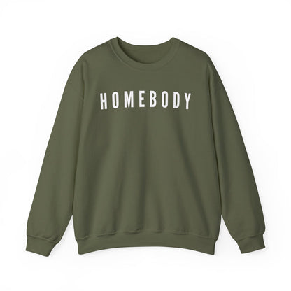 Homebody crewneck sweatshirt in Military Green