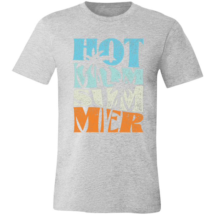 Hot Mom Summer graphic t-shirt in Athletic Heather