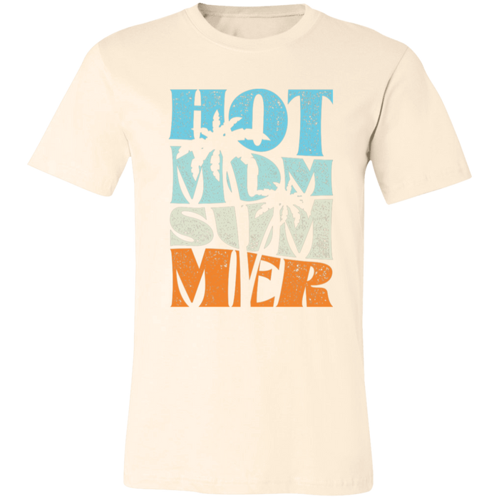 Hot Mom Summer graphic t-shirt in Natural