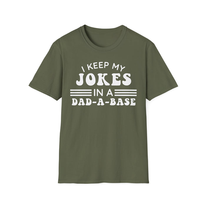 I Keep My Jokes In A Dad A Base graphic t-shirt, product photo 6