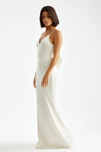 Leila Dress - Oyster
