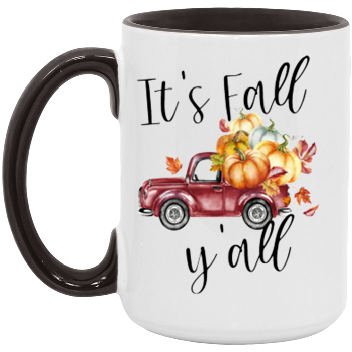 It's Fall Y'all ceramic coffee mug