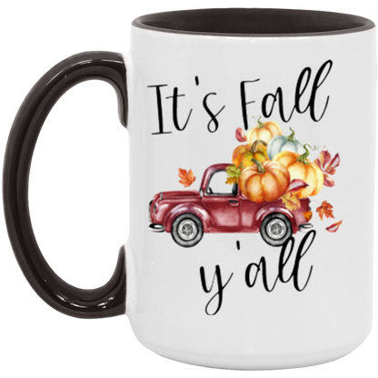 It's Fall Y'all ceramic coffee mug