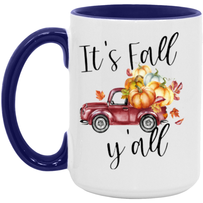 It's Fall Y'all ceramic coffee mug, product photo 7