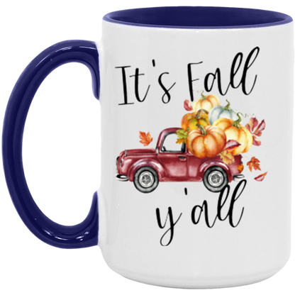 It's Fall Y'all ceramic coffee mug, product photo 7