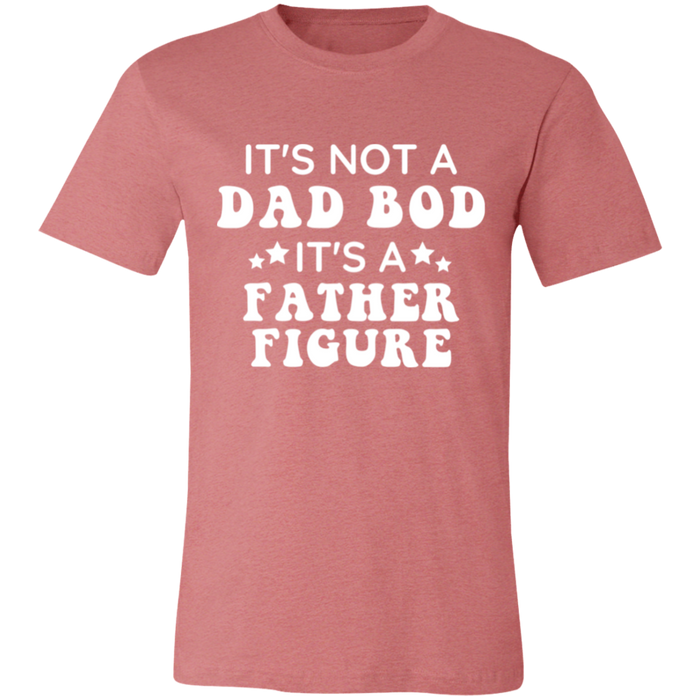 It's Not A Dad Bod It's A Father Figure graphic t-shirt in Heather Mauve