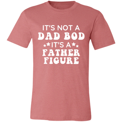 It's Not A Dad Bod It's A Father Figure graphic t-shirt in Heather Mauve