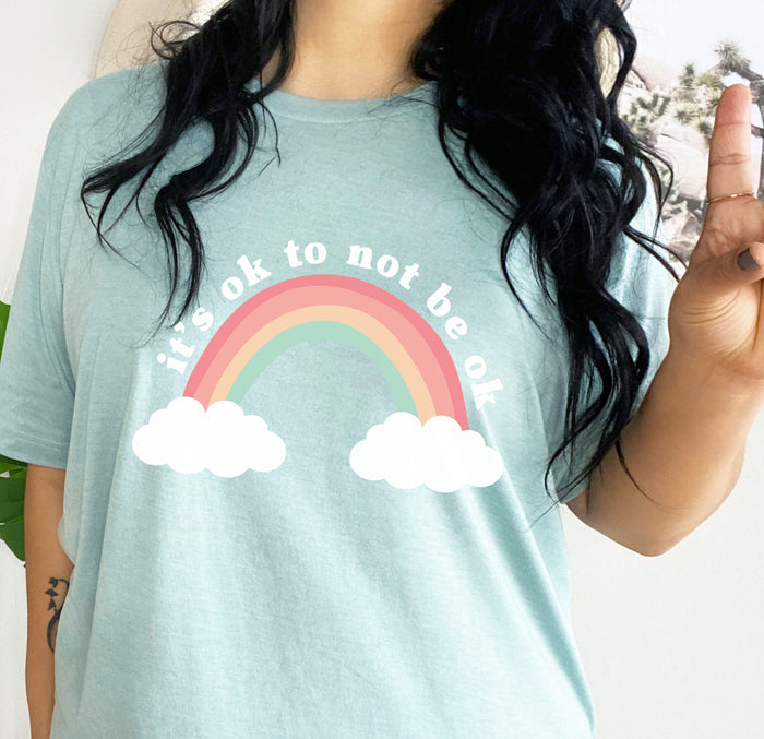 It's Ok To Not Be Ok graphic t-shirt