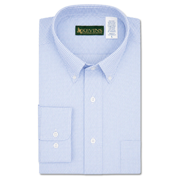 Light Blue Baby Gingham / S