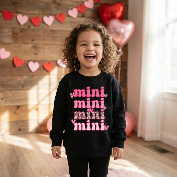 Mini 4x Valentine's crewneck sweatshirt