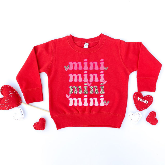Mini 4x Valentine's crewneck sweatshirt, product photo 4