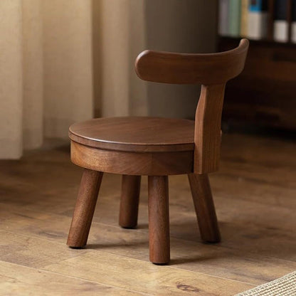 Kids Chair Made a Teak Wood with Polished Finish or Solid Wooden for Children or Modern Minimal Kids Furniture