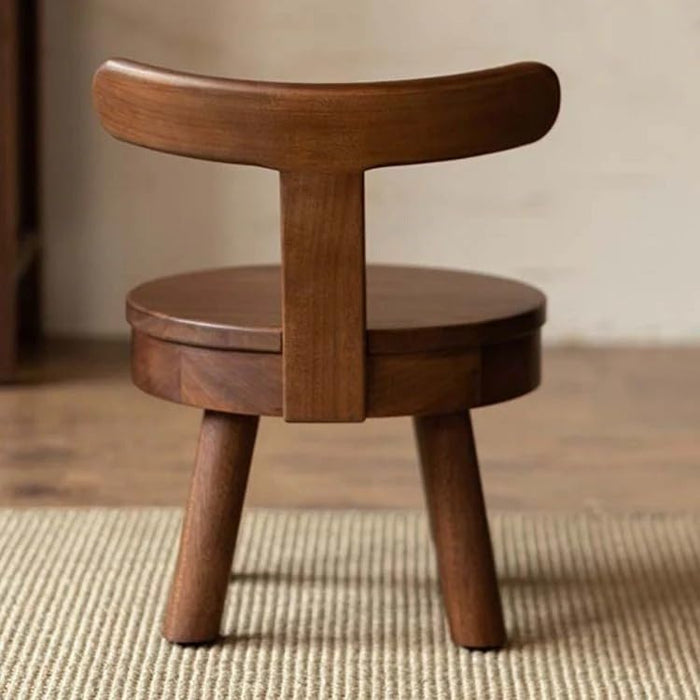 Kids Chair Made a Teak Wood with Polished Finish or Solid Wooden for Children or Modern Minimal Kids Furniture