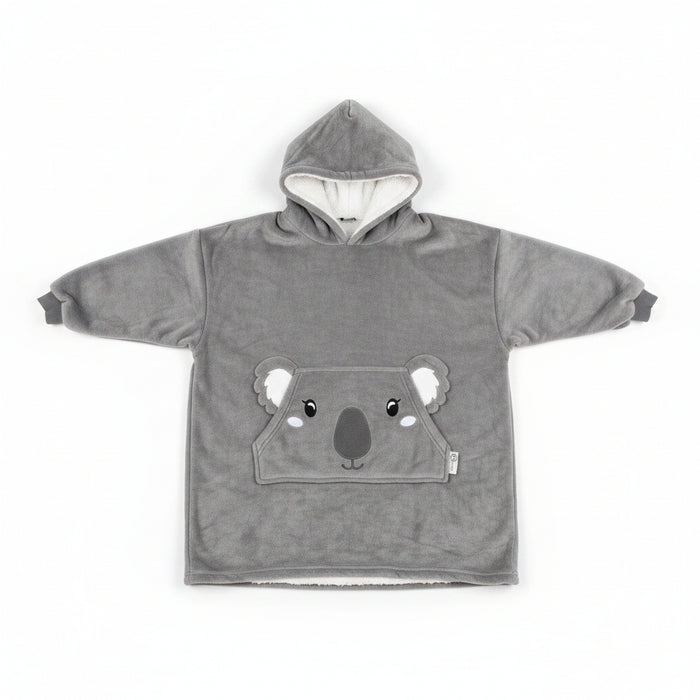 Kids Novelty Oversized Plush Hoodie - Koala(3-6years)(PK4) 18C942