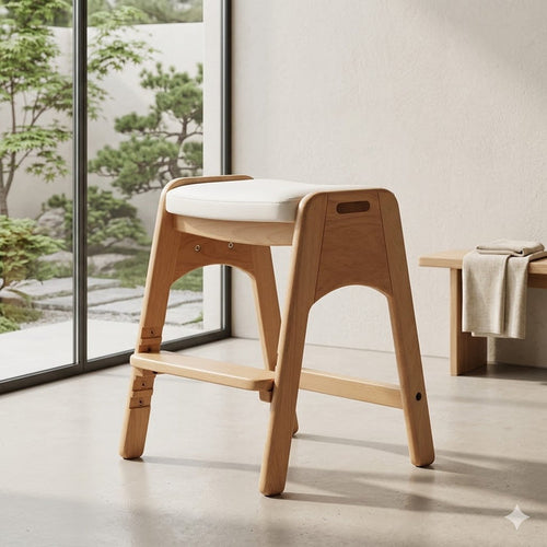 Kids Wooden Chair with Soft Cushioned Seat