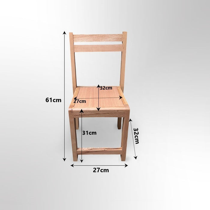 Kids Wooden Stacking Chair – Strong, Compact & Classroom Friendly Design