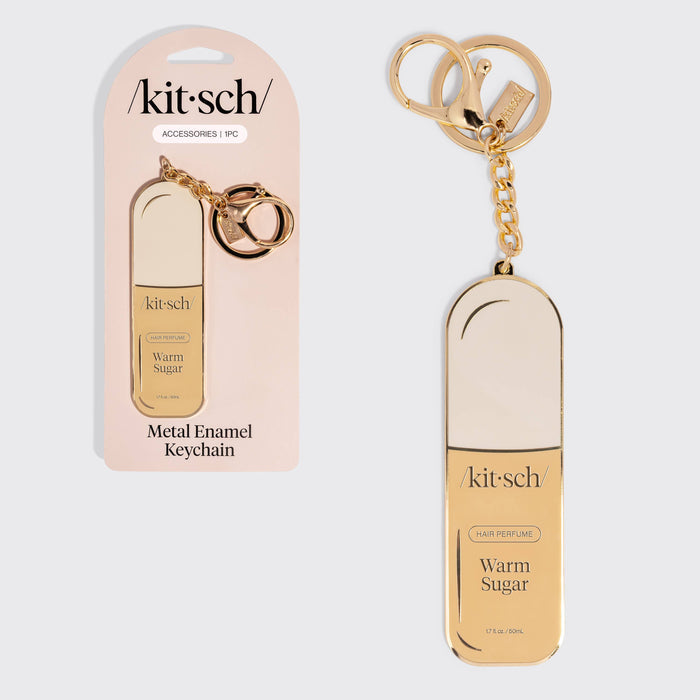 Kitsch Metal Enamel Keychain - Warm Sugar