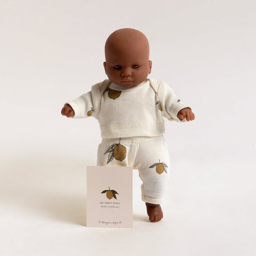 Konges Slojd – My First Mini Doll – Lemon - Mabel & Fox