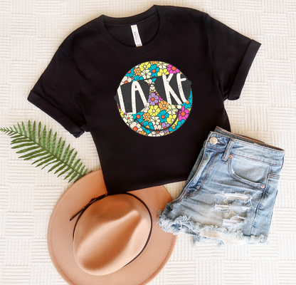 Lake Hippie Smiley graphic t-shirt