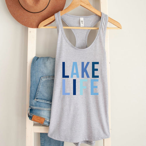 Lake Life graphic tank top