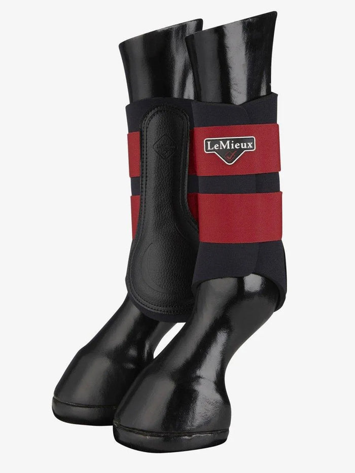 LeMieux Grafter Brushing Boots - Chilli - Small