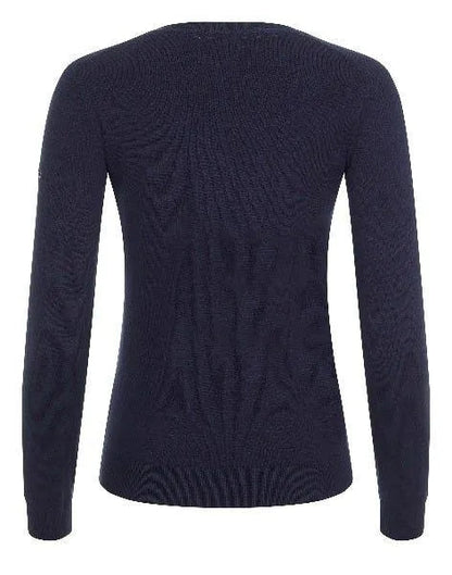 LeMieux Ladies Elite Crew Jumper - Navy - Ladies 8