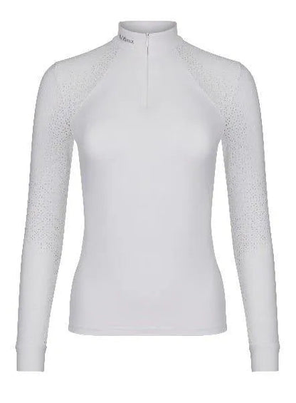 LeMieux Olivia Long Sleeve Show Shirt - White - Ladies 8