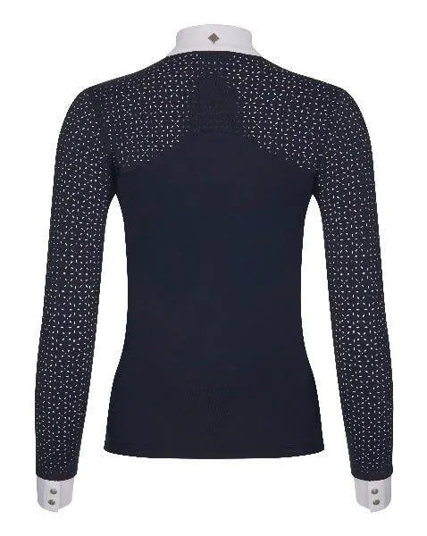 LeMieux Olivia Long Sleeve Show Shirt - White - Ladies 8