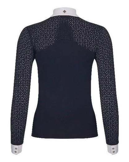 LeMieux Olivia Long Sleeve Show Shirt - White - Ladies 8