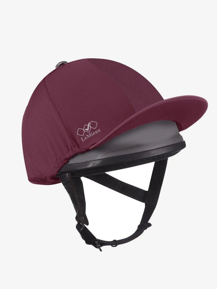 LeMieux Pro Mesh Hat Silk - Burgundy -