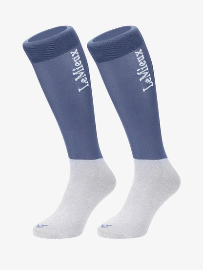 LeMieux Twin Pack Competition Socks - Ice Blue - Small