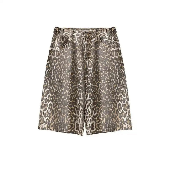 leopard print short