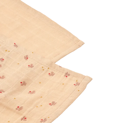 Liewood - Lewis Muslin Cloths - Mini Butterfly / Apple Blossom Mix (2 Pack) - Mabel & Fox