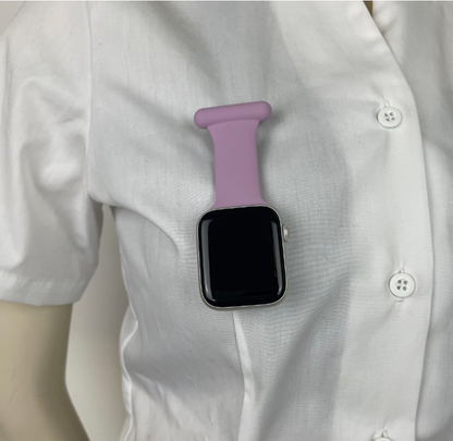 Lila silikonarmband till Apple Watch för sjuksköterskor