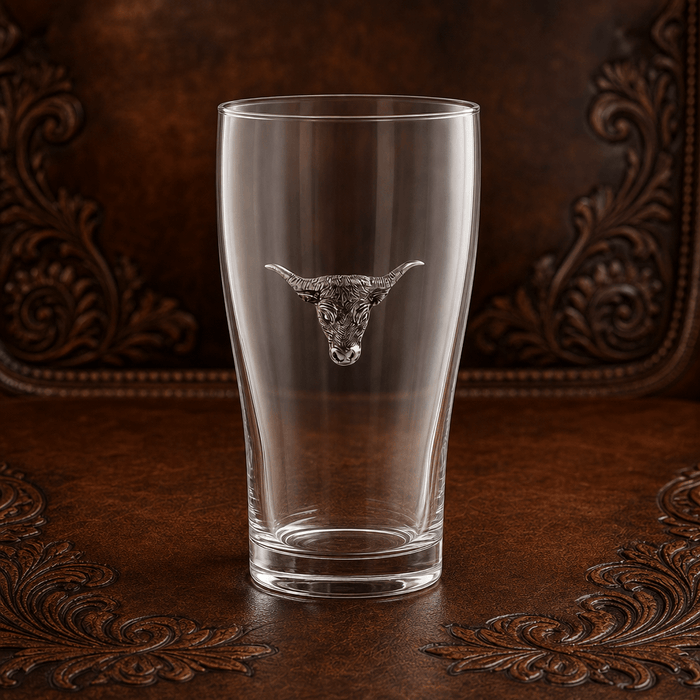 Long  Horn Beer Glass 3
