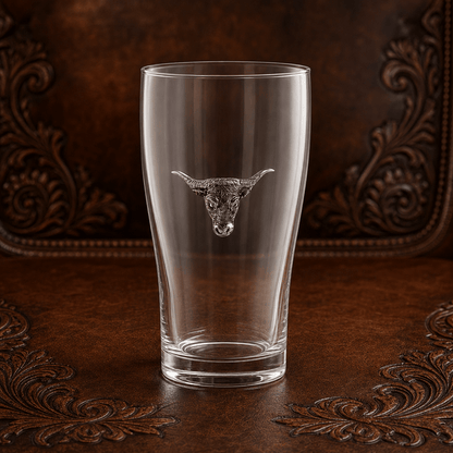 Long  Horn Beer Glass 3
