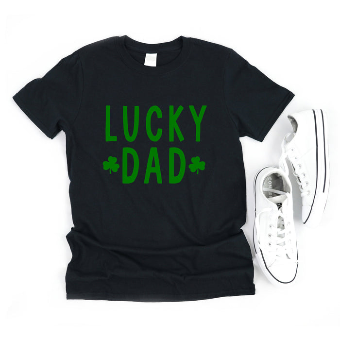 Lucky Dad graphic t-shirt, product photo 3