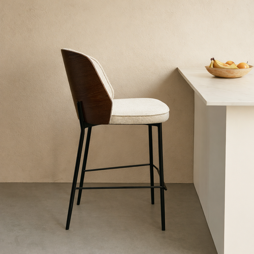 Madrid Fabric Bar Counter Stool - The Attic Dubai