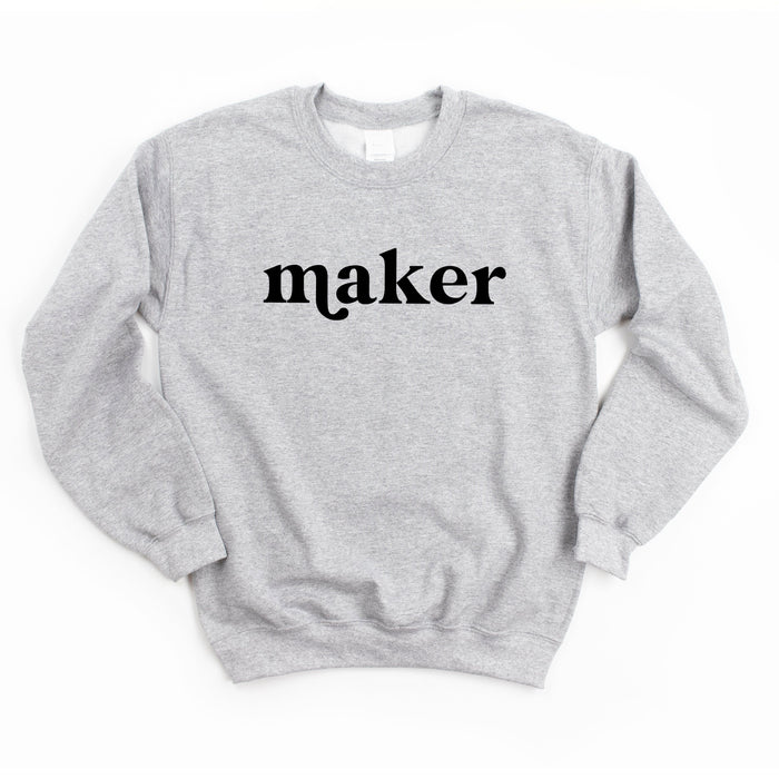 Maker crewneck sweatshirt, product photo 2
