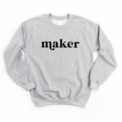 Maker crewneck sweatshirt, product photo 2