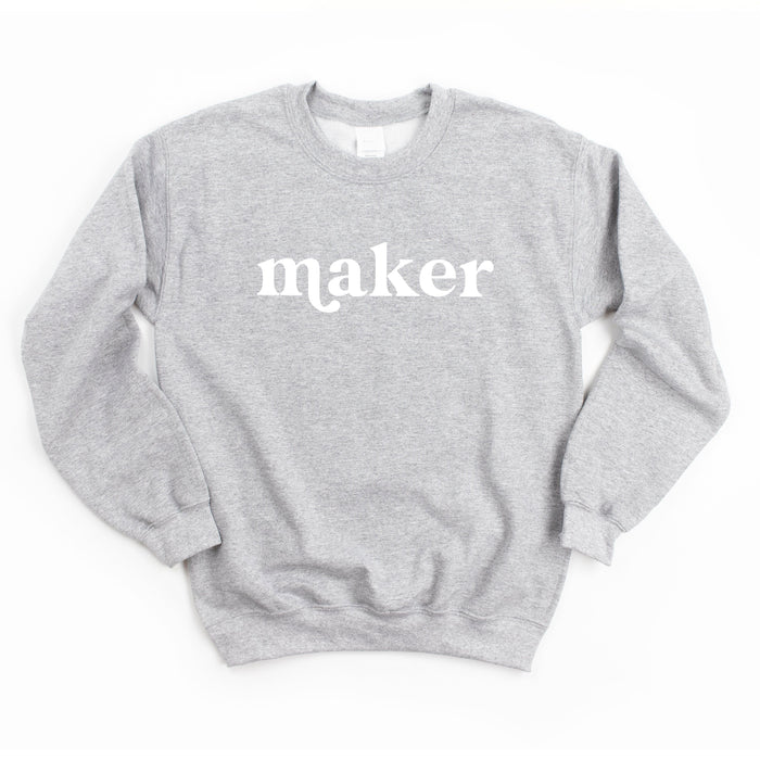 Maker crewneck sweatshirt, product photo 3