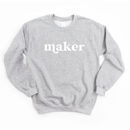 Maker crewneck sweatshirt, product photo 3